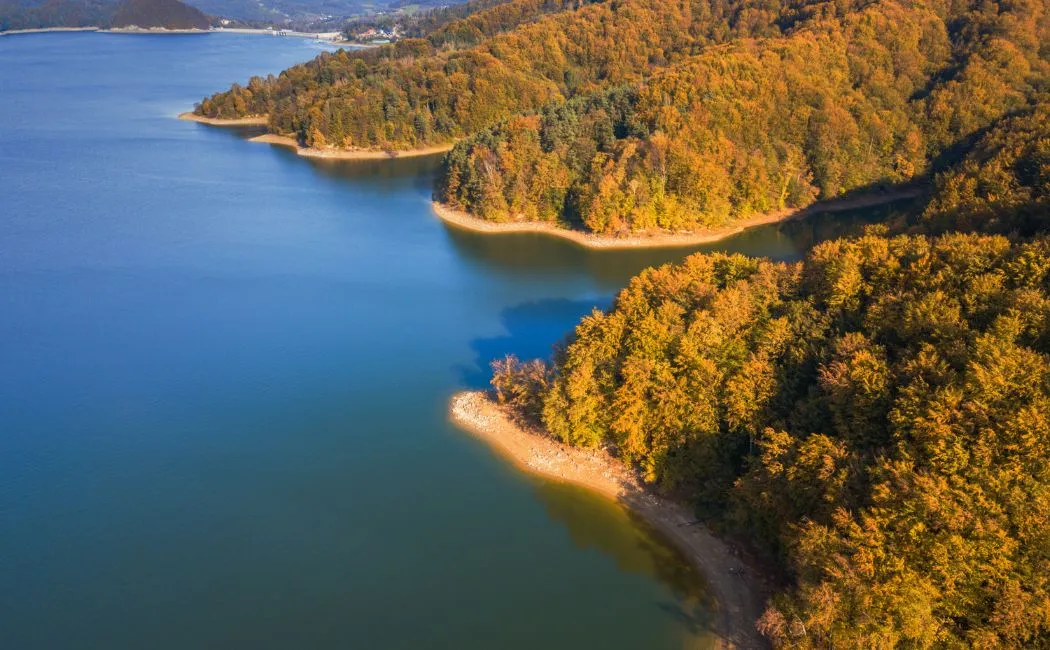 Jezioro Solińskie – SUP w otoczeniu bieszczadzkich wzgórz